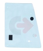 BOČNÍ SKLO ZA DVEŘMI PRAVÉ TVRZENÉ ZELENÉ SE SÍTOTISKEM CVA CAT 3259301