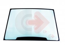 ČELNÍ SKLO HORNÍ LAMINOVANÉ ZELENÉ SE SÍTOTISKEM CVA JCB 827/80382