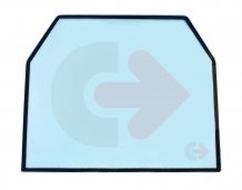 STŘEŠNÍ SKLO TVRZENÉ ZELENÉ SE SÍTOTISKEM CVA JCB 827/30517