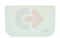 ČELNÍ SKLO DOLNÍ TVRZENÉ ZELENÉ CVA KOMATSU 22B-54-28410