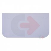 ČELNÍ SKLO SPODNÍ TVRZENÉ BEZBARVÉ CVA LIEBHERR 5008449