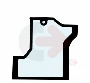 SKLO DVEŘÍ SPODNÍ TVRZENÉ ZELENÉ SE SÍTOTISKEM CVA CAT 5481523