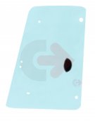 BOČNÍ SKLO PRAVÉ TVRZENÉ ZELENÉ SE SÍTOTISKEM KOMATSU 42N-54-15120