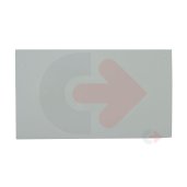 ZADNÍ SPODNÍ SKLO RÝPADLO-NAKLADAČE CATERPILLAR 428C 428D 8Y7262